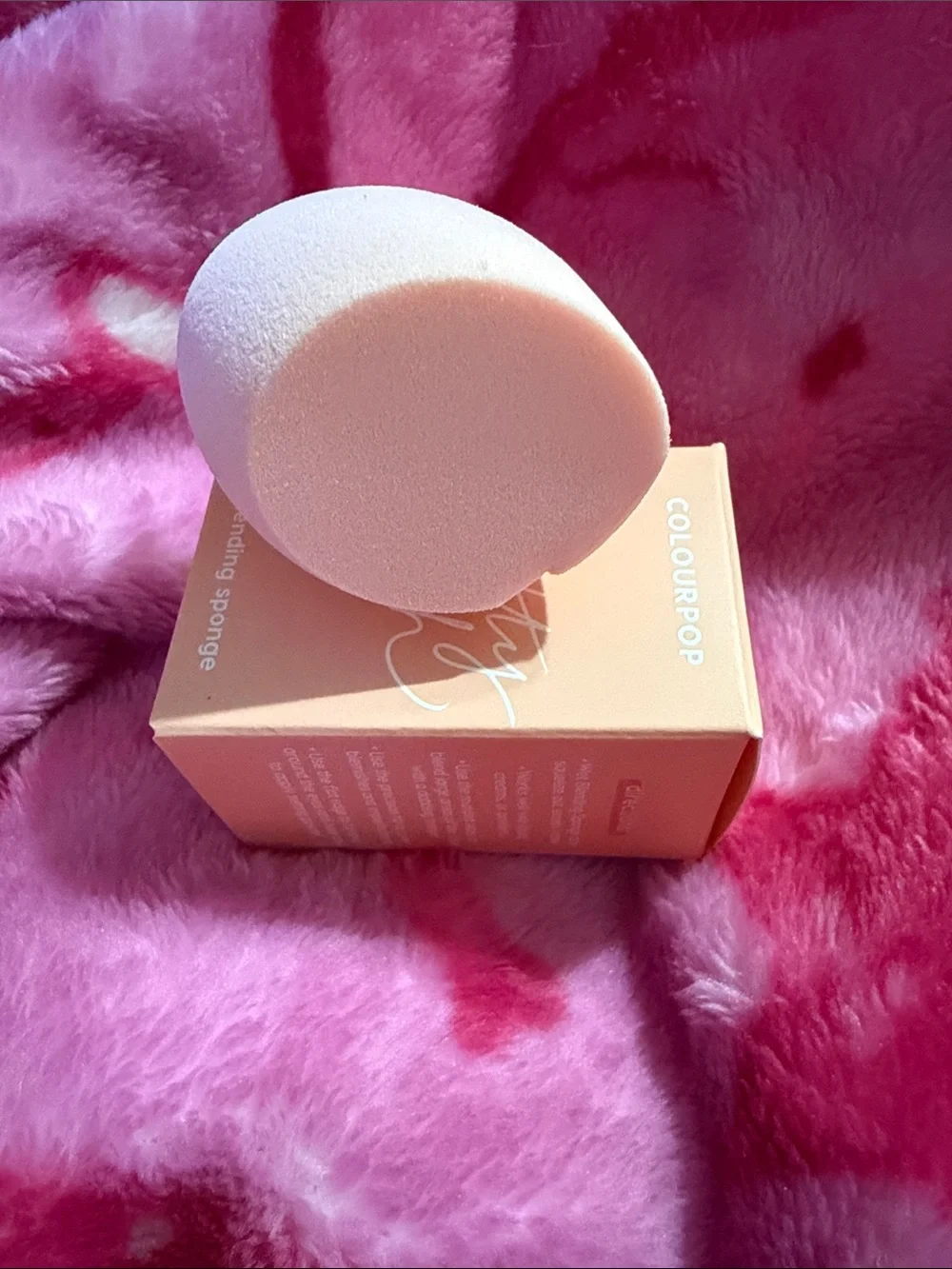 ColourPop Pretty Fresh Blending Sponge - Peach Box